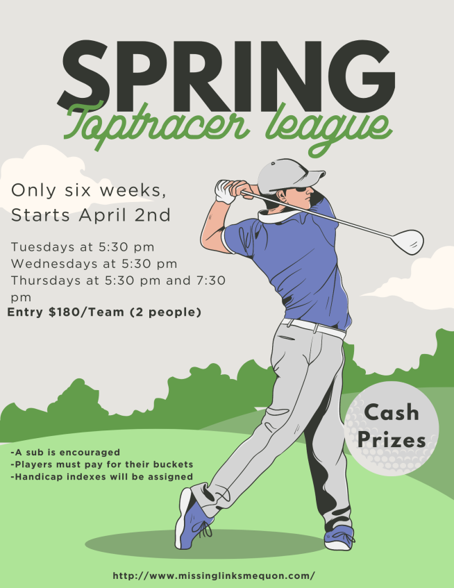 2024   Wednesday Night Spring TopTracer League 5:30pm